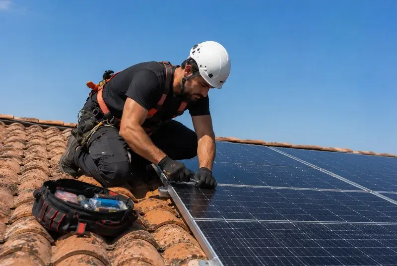 Maintenance et monitoring de panneaux solaires à Viuz-la-Chiésaz